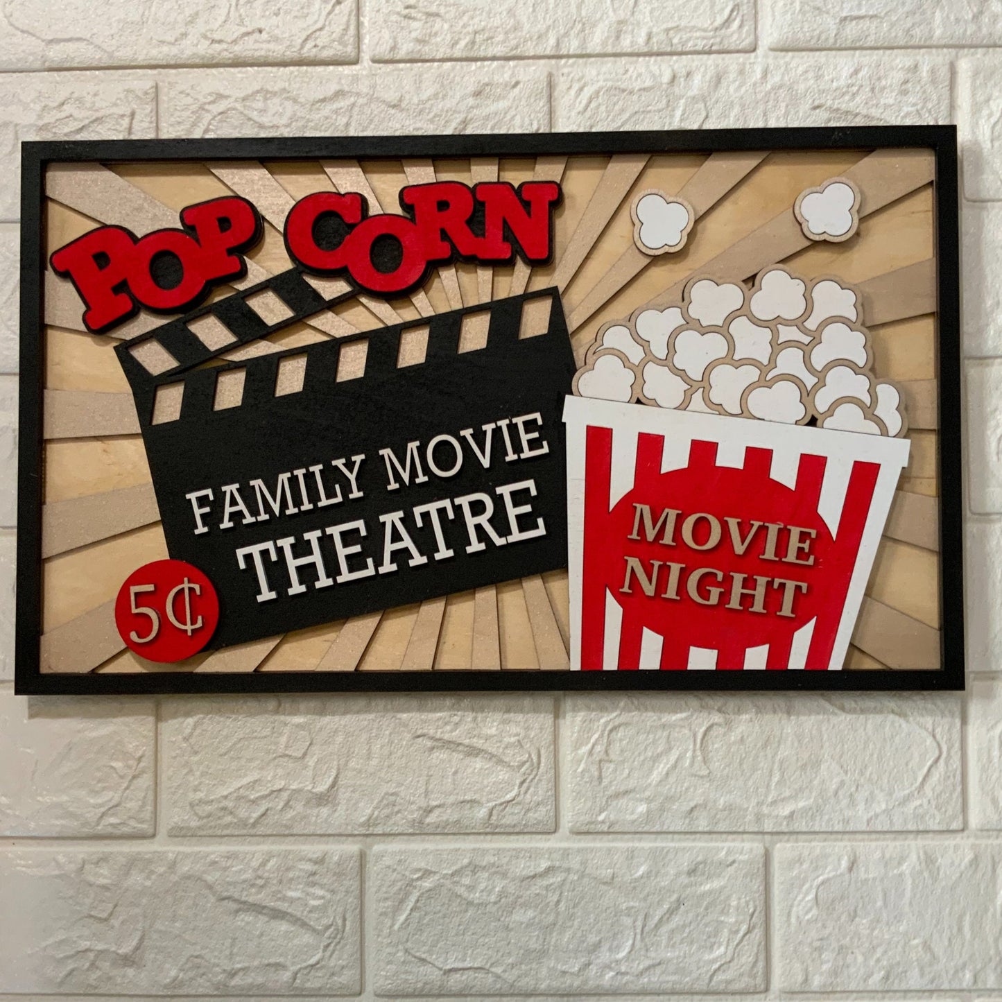 Family Movie Theatre Sign