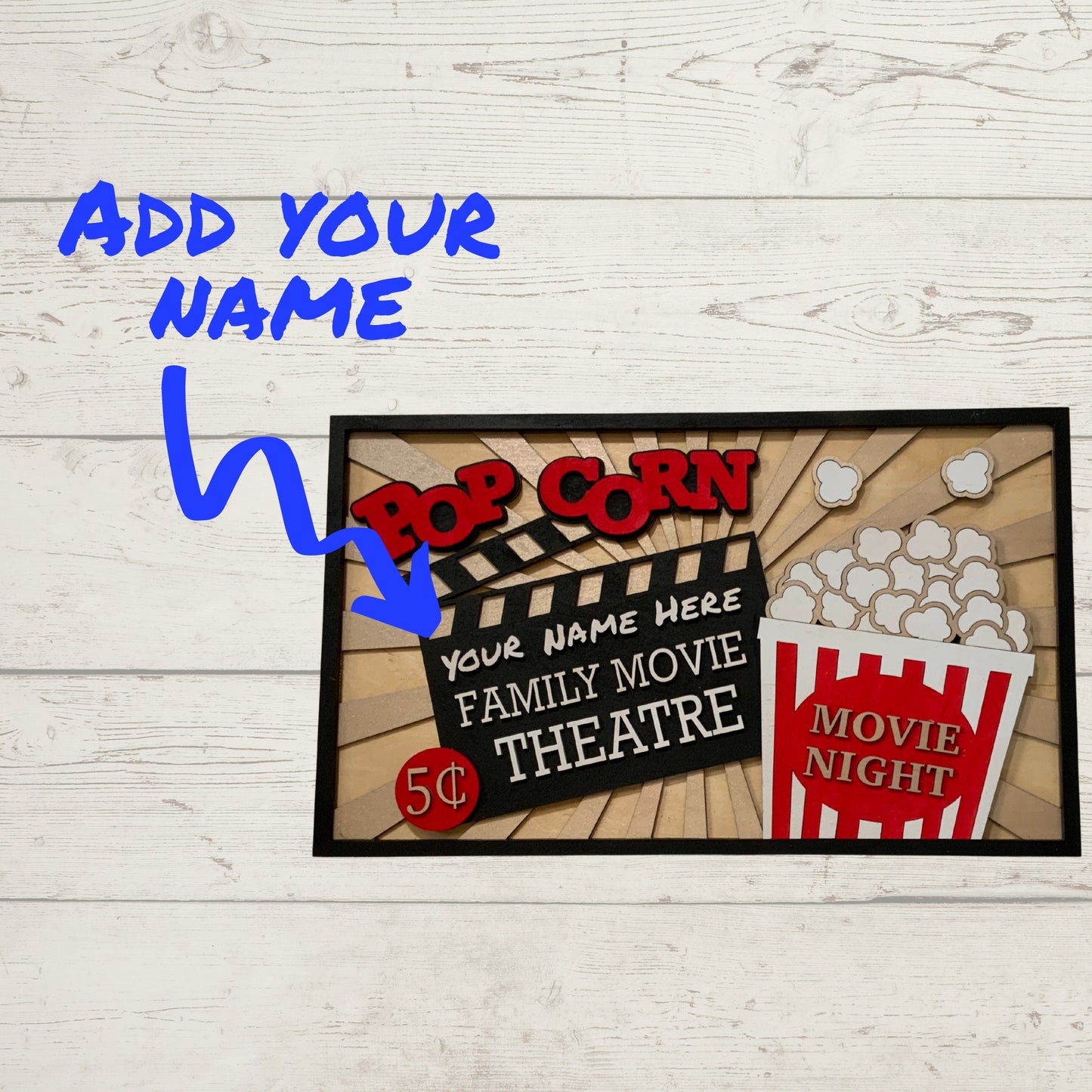 Family Movie Theatre Sign