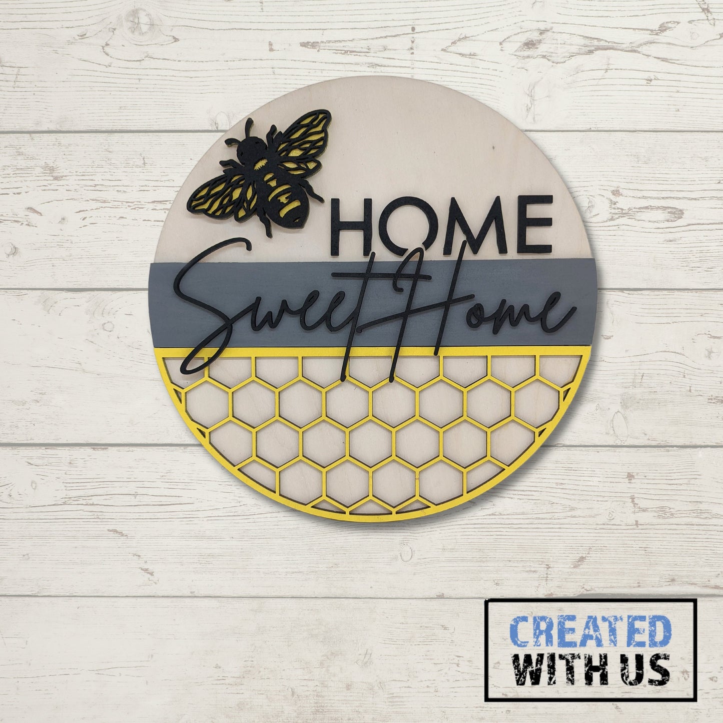 3D Welcome Sign - Honey Bee